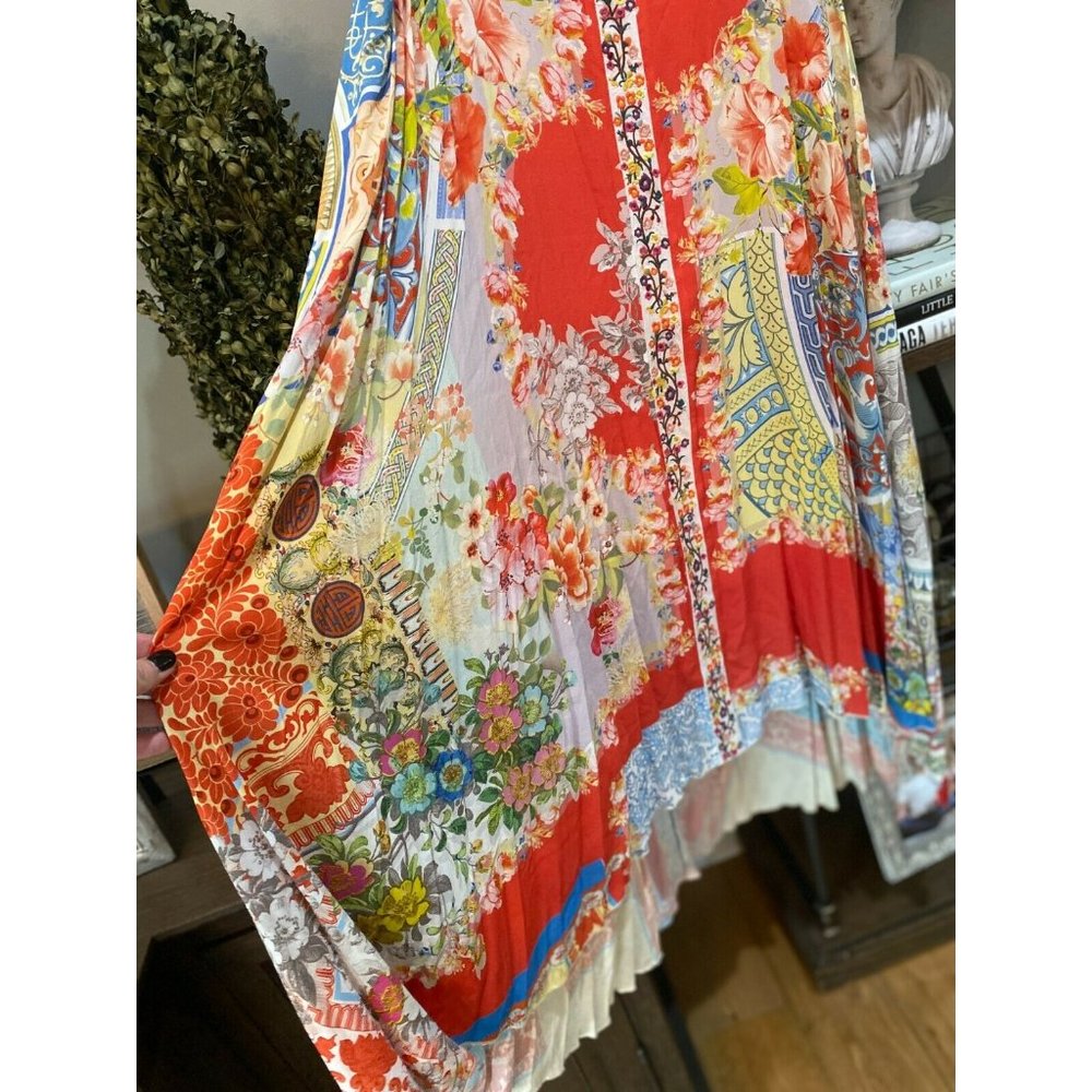 NWT Johnny Was Kara Floral Baroque High Low Dress - Picture 6 of 9